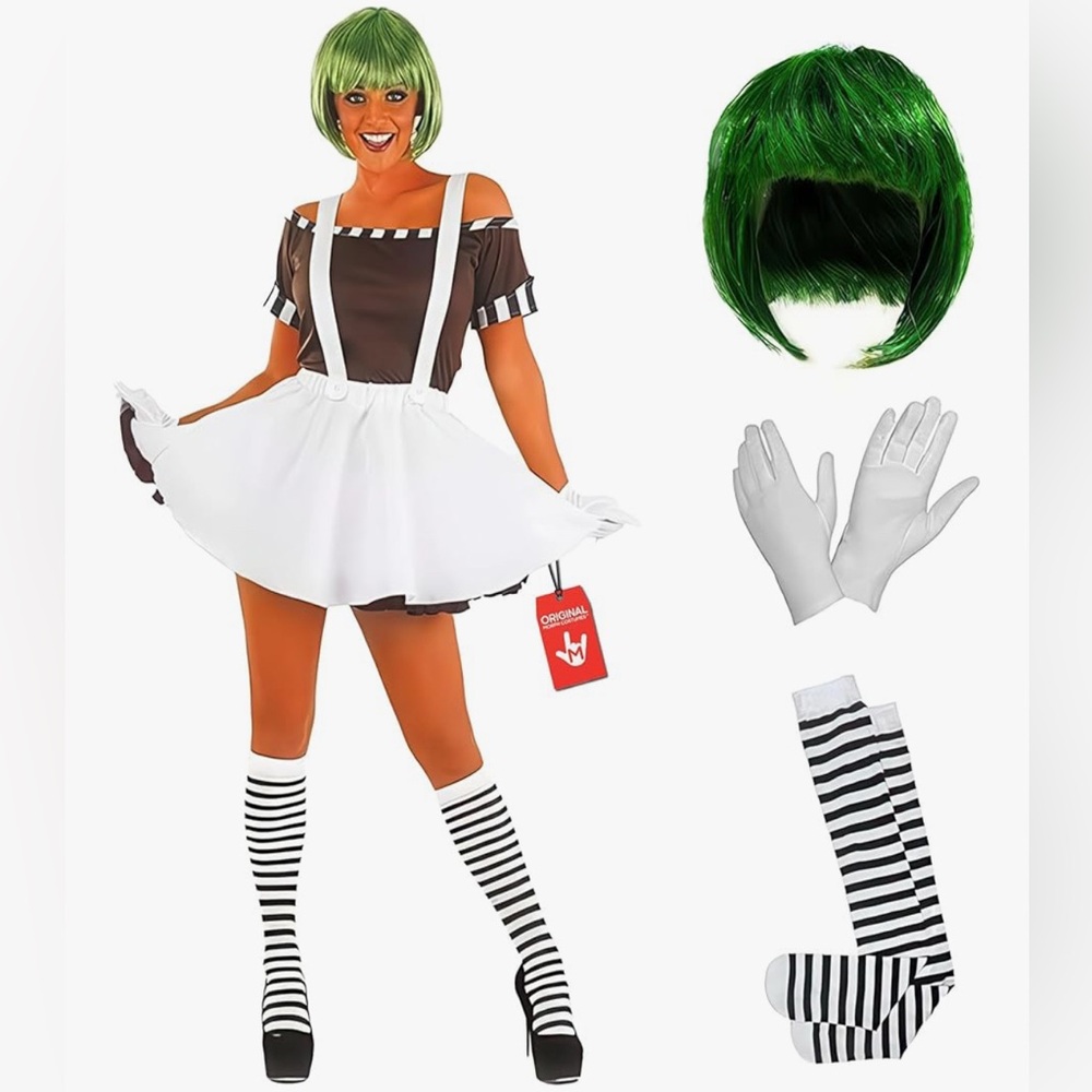 Female Oompa Loompa costume